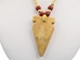 &quot;Onondaga&quot; Soapstone Arrowhead Necklace with Tree of Peace - 144-04 (Y2H)