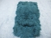 Dyed Tibet Lamb Plate: Teal Blue - 167-A055 (Y1H)