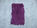 Dyed Tibet Lamb Plate: Violet/Purple - 167-A095 (Y1J)