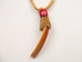 Ojibwa Large Beaver Tooth Necklace - 200-402 (Y1G)