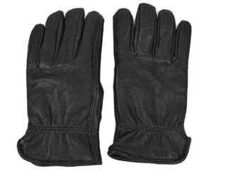 Black Mens Deerskin Gloves deer leather gloves