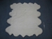 Australian Sheepskin Octo Rug: ~71" x 92": Ivory (Natural White) - 78-RUG-IV-8 (Y2G)