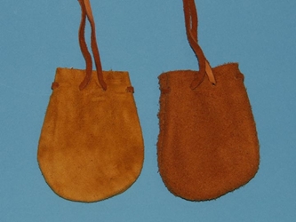 Deer Suede Medicine Bag: Small: Assorted Colors 