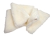 Hungarian Lambskin Plate: Bleached White: 2 cm: Assorted - 587-PLBW20-AS