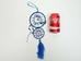 Mother & Child Leather Wrapped Dreamcatcher: 4" - 1144-MC04-AS (Y1J)