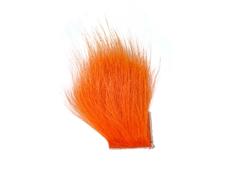 Dyed Icelandic Horse Hair Craft Fur Piece: Orange 