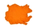 Dyed Rabbt Skin: Fluorescent Orange - 188-D-29 (Y2F)