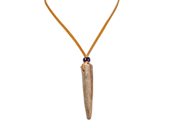 Iroquois Antler Tip Necklace 