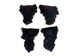 Black Bear Four Feet with Claws - 209-04-4F (Y1X)