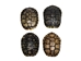 Red Ear Turtle Shell with a Block Pattern 5" to 6" - 227GS-0506B (Y3K)