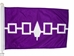 Hiawatha Car Flag: 12&quot;x18&quot; - 401-24 (Y3K)