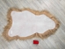 Dyed Icelandic Sheepskin: Nude: 110-120cm or 44" to 48" - 7-20ND-AS (Y1E)
