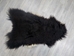 Icelandic Sheepskin: Blacky Brown with White Edges: 130-140cm or 52" to 56" - 7-409-AS (Y1E)