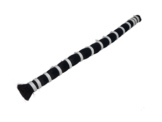 Double Drawn Horse Tail Hair: Black: 22" to 25" (lb) 