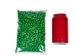 9mm Plastic Crow Beads: Green Opaque (1000/bag) - 71420578-07 (10UF)