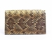 Reddish Real Rattlesnake Skin Wallet: Cowboy: Gallery Item - 598-W303-G3577 (Y1F)