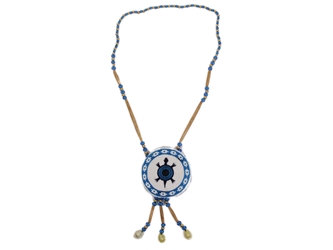 Large Ojibwa Rosette Necklace: Gallery Item 