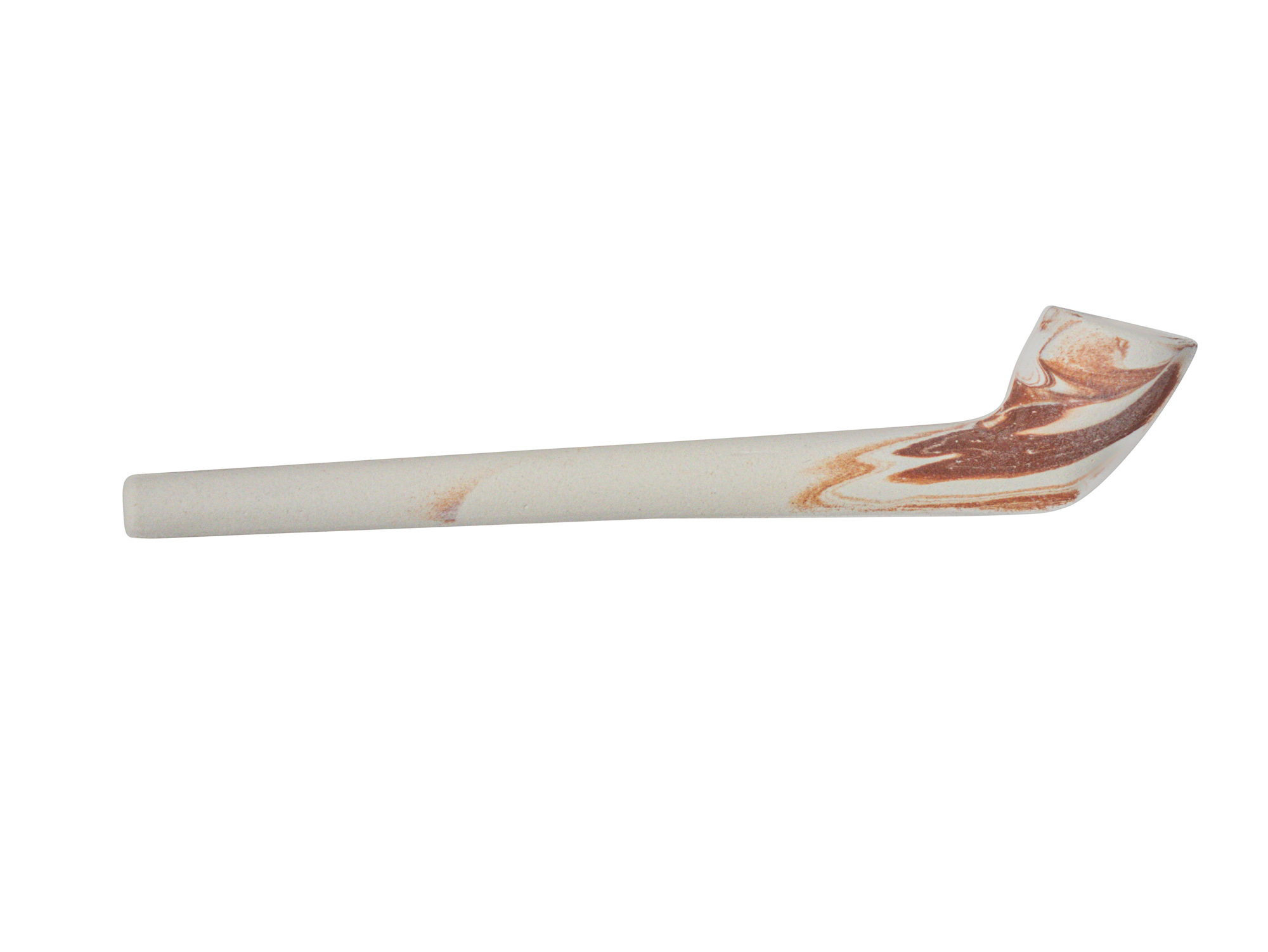 Elizabethan Marbled Clay Pipe 