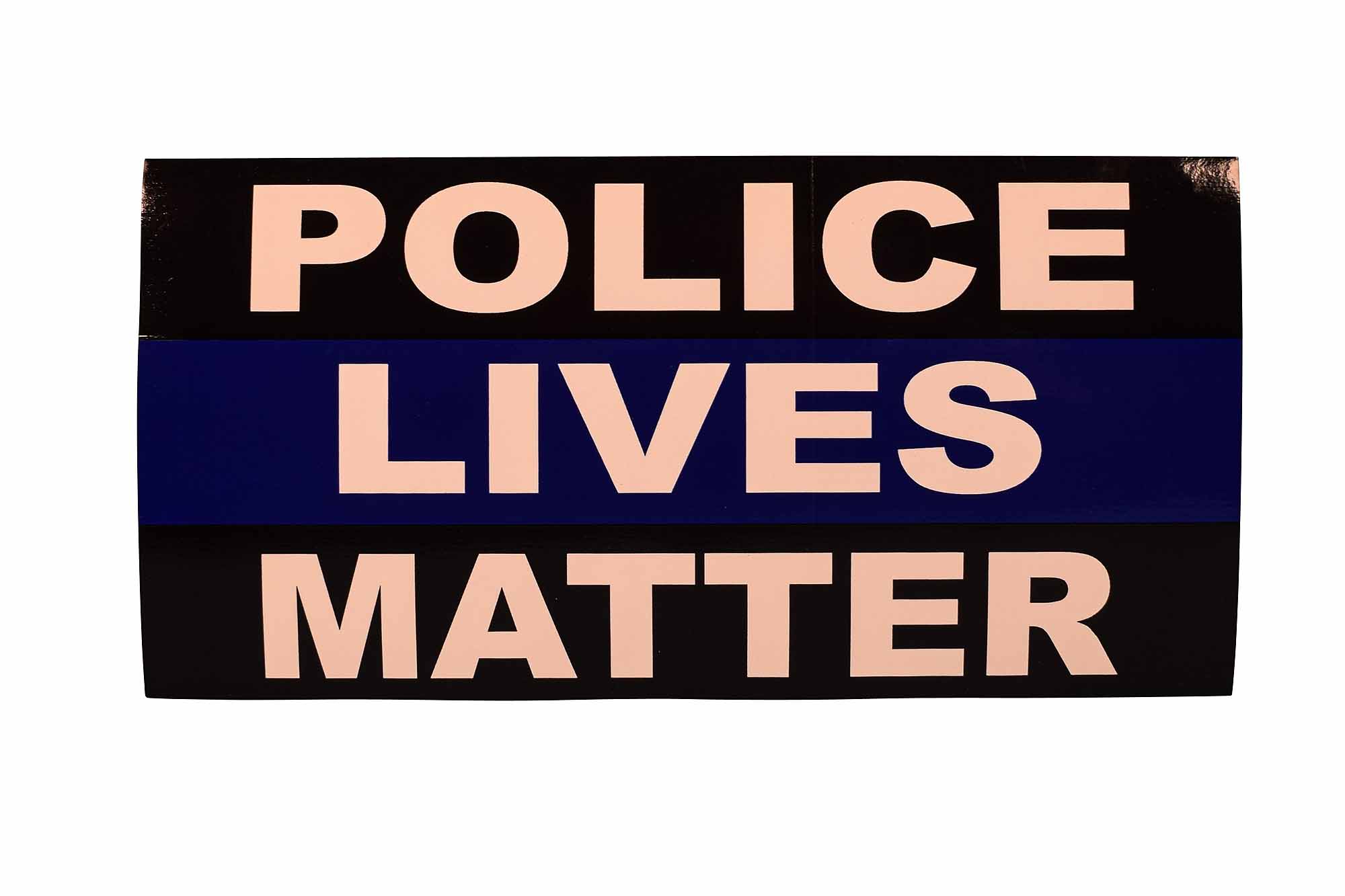 Police Lives Matter Bumper Sticker 