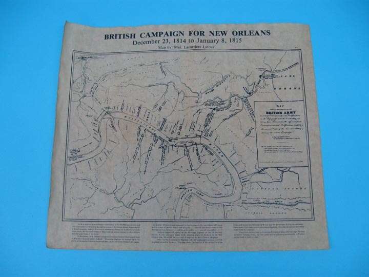 British Campaign for New Orleans Parchment 
