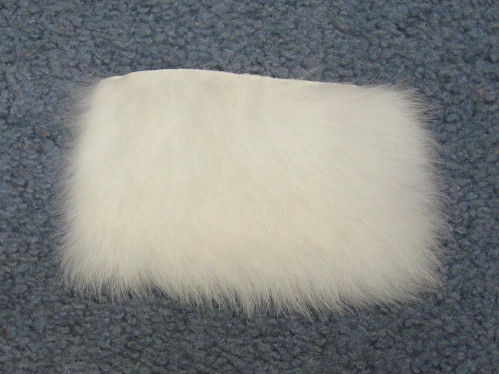 Rabbit Craft Piece: 5x10cm: White 