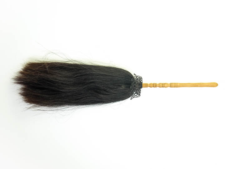 Horse Tail Whisk: Black: 22" 