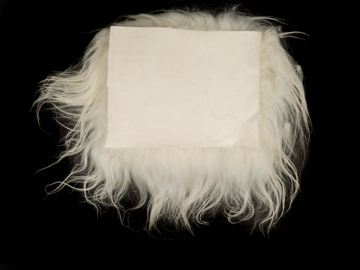 Icelandic Sheepskin Project Piece: Creamy White (3" x 10") - 1301-WH-0310 (K8)