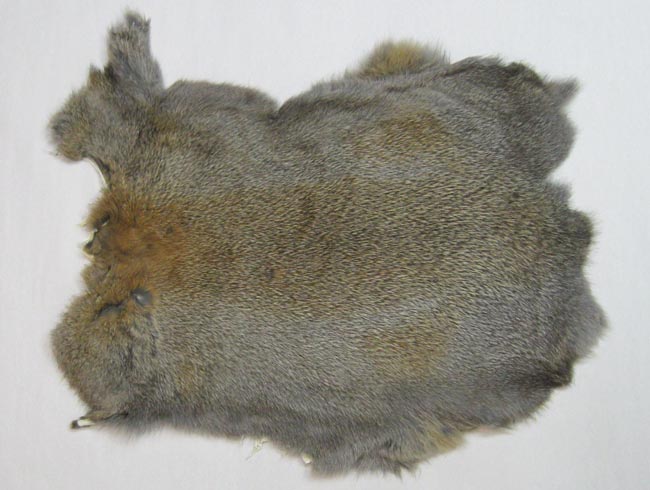 10 REAL NATURAL WHITE GENUINE RABBIT SKIN  hides fur pelt craft rabbits BULK LOT 