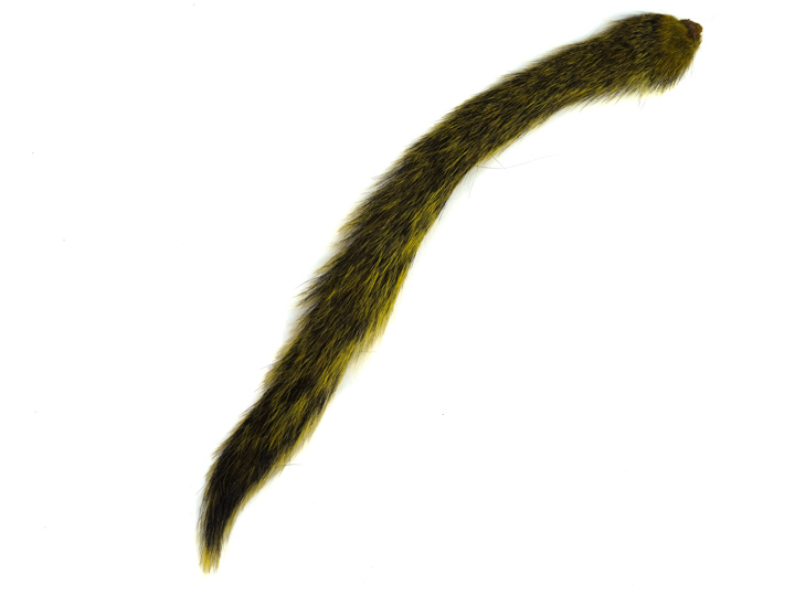 Dyed Squirrel Tail: Yellow - 162-006 (P3)