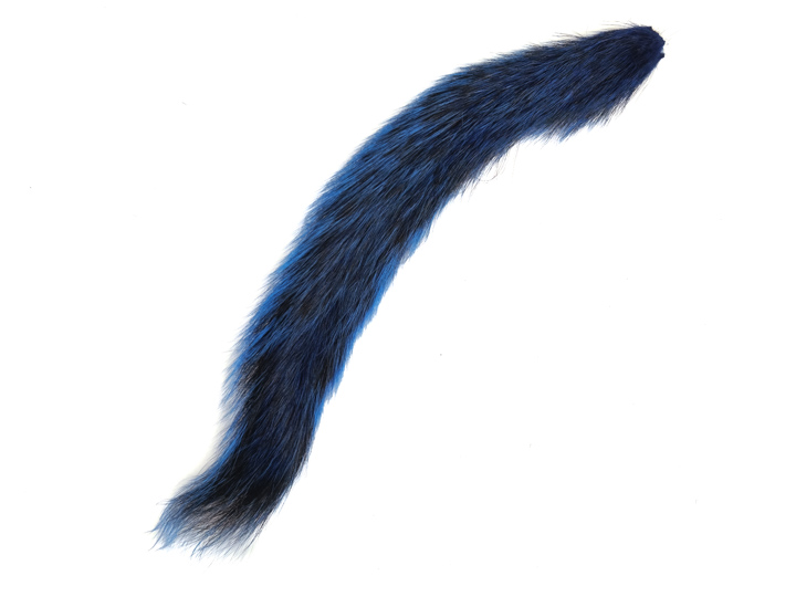 Dyed Squirrel Tail: Blue 