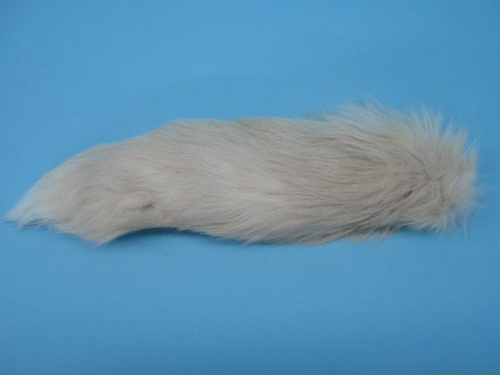 Dyed Silver Fox Tail: Assorted Color 