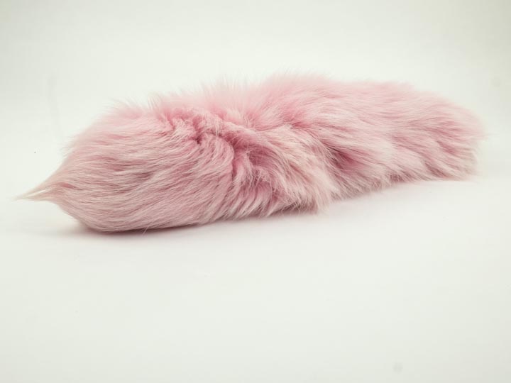 Dyed Fox Tail: Baby Pink - 18-05-BP (L11)