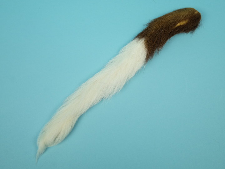 Bleached Calf Tail: White 