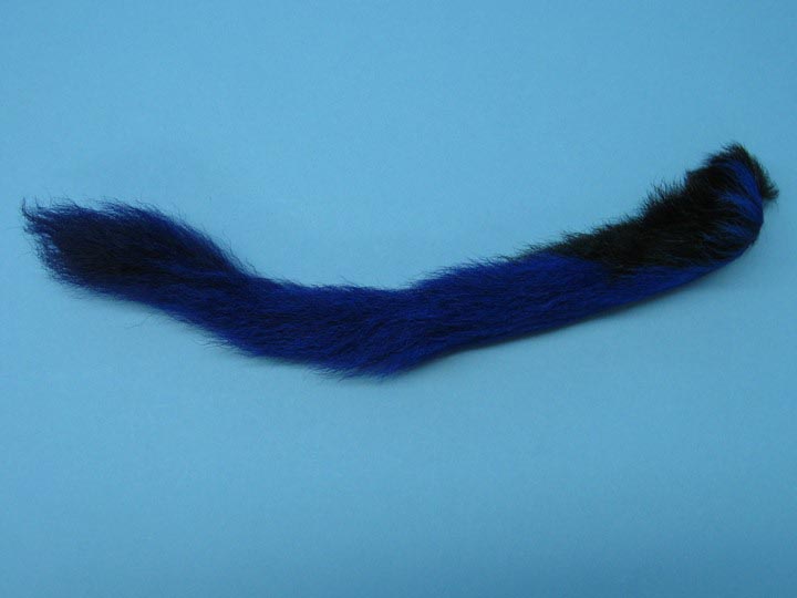 Dyed Calf Tail: Blue 