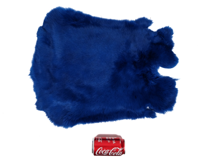 Dyed #1/#2 Breeder Czech Rabbit Skin: Blue - 283-1-CZBL (8UL26)