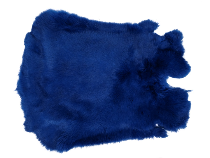 Dyed #1/#2 Breeder Czech Rabbit Skin: Blue - 283-1-CZBL (8UL26)