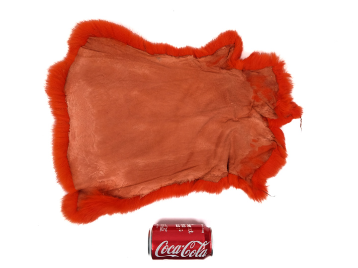 Dyed #1/#2 Czech Rabbit: Red - 283-1-CZRD (L26)
