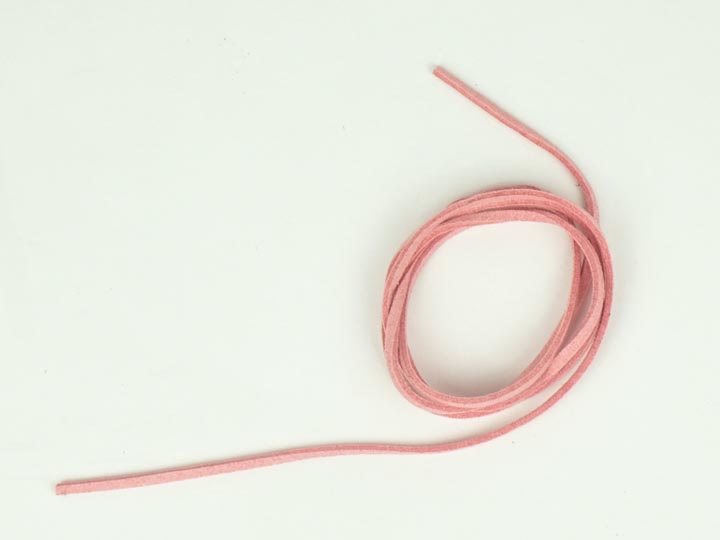 Imitation Leather Lace (100/bag): Pink 