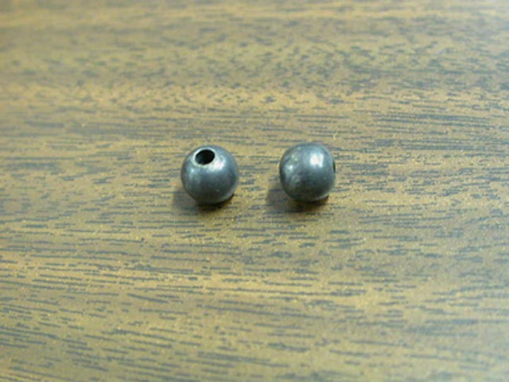 8mm Oxidized Solid Brass Beads (kg) brass beads