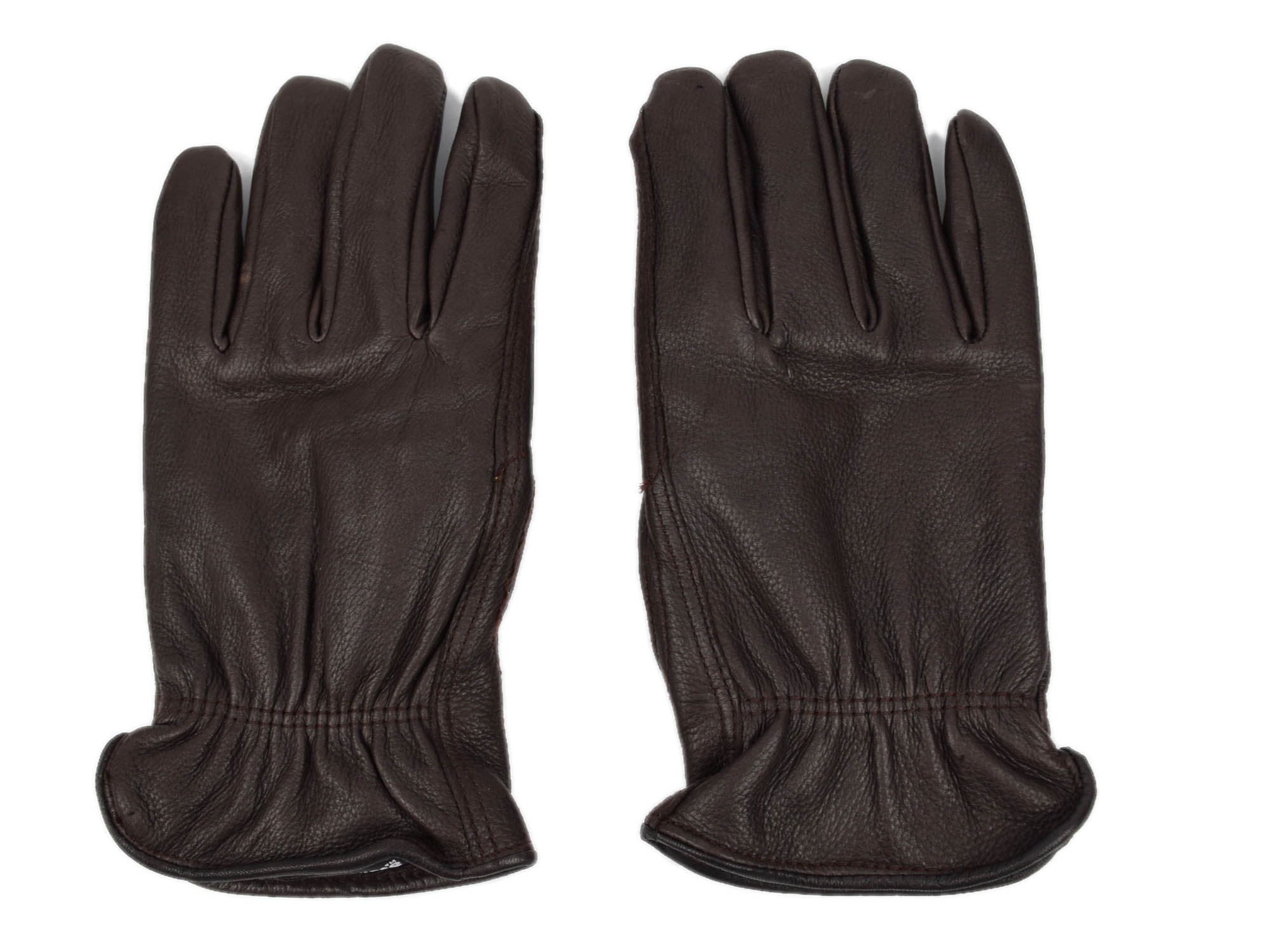 Brown Mens Deerskin Gloves deer leather gloves