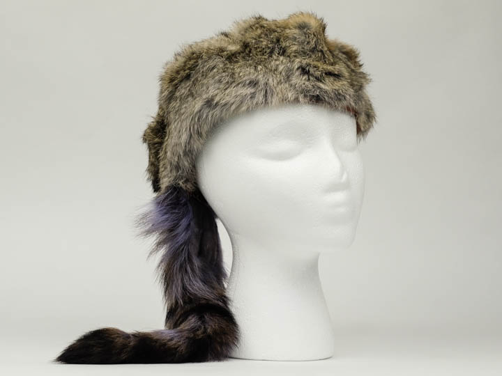 Trading Post Davy Crockett Hat with 3" band davy crockett hats, rabbit fur hats