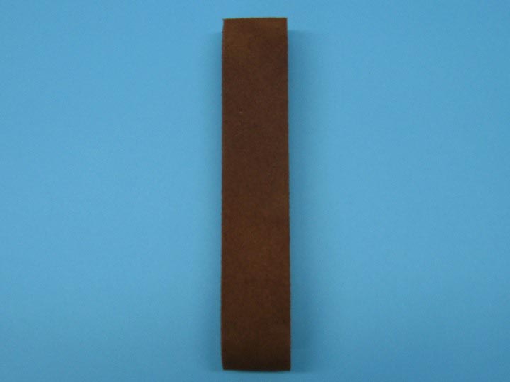 Suede Strip: 1 1/2"x42": Medium Brown 