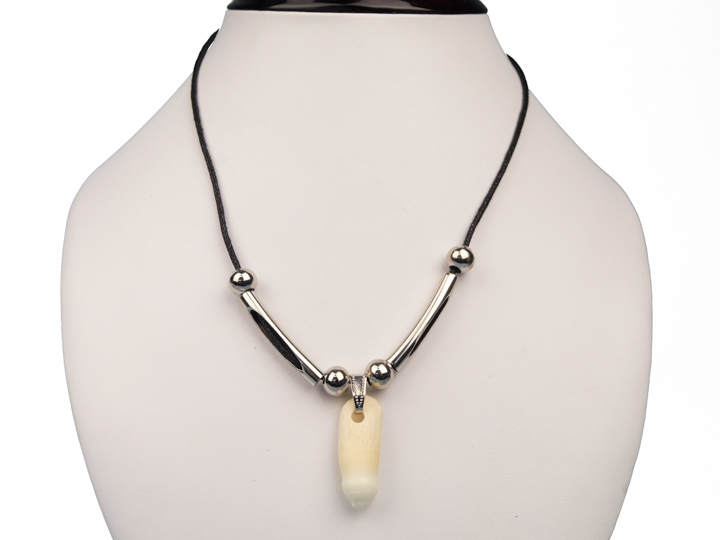 Alligator Tooth Necklace: Simple 