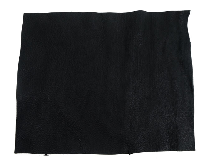 Deerskin Leather: #1/#2: Project Piece: Black 