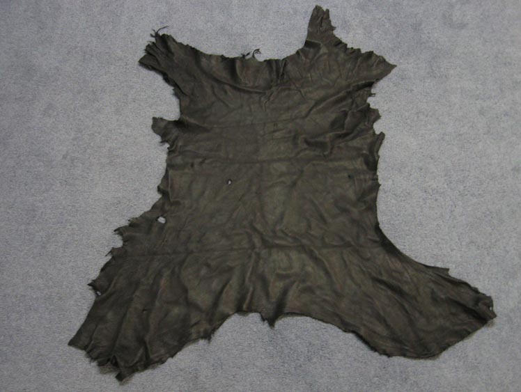 Deerskin Leather: Craft: Black (sq ft) 
