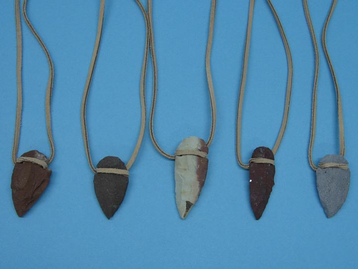 Stone Arrowhead Necklace 