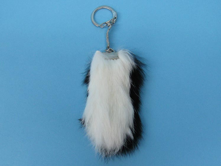 Imitation Skunk Tail Keychain 