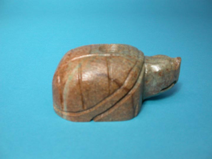 Iroquois Turtle Pipe Bowl 