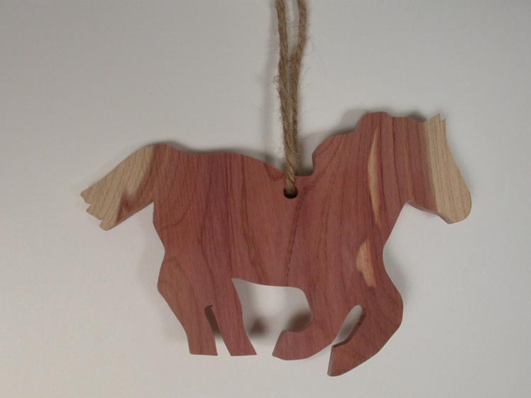 Cedar Silhouette: Horse 