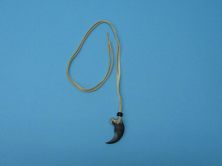 Real Black Bear 1-Claw Necklace: Large Claw 